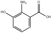 3-ヒドロキシアントラニル酸 化学構造式