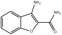 3-氨基苯并呋喃-2-甲酰胺, 54802-10-7, 结构式