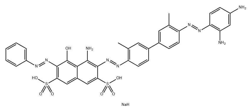 disodium 4-amino-3-[[4'-[(2,4-diaminophenyl)azo]-3,3'-dimethyl[1,1'-biphenyl]-4-yl]azo]-5-hydroxy-6-(phenylazo)naphthalene-2,7-disulphonate|直接黑BNN