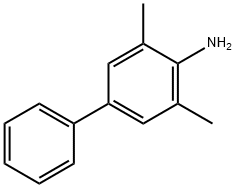 3,5-Dimethylbiphenyl-4-amine,54810-82-1,结构式