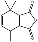 3a,4,7,7a-Tetrahydro-4,4,7-trimethyl-1,3-isobenzofurandione Structure