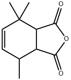 3a,4,7,7a-Tetrahydro-4,4,7-trimethyl-1,3-isobenzofurandione,54824-11-2,结构式