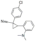 1-(4-Chlorophenyl)-2-[(dimethylamino)phenyl]cyclopropanecarbonitrile|