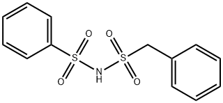 N-(Phenylsulfonyl)benzenemethanesulfonamide Struktur