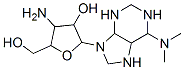 3-Amino-5-[6-(dimethylamino)octahydro-9H-purin-9-yl]tetrahydro-4-hydroxy-2-furanmethanol Structure