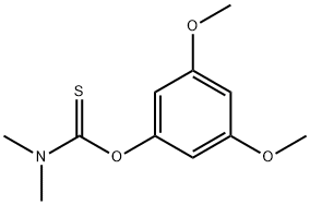O-(3,5-DIMETHOXYPHENYL)DIMETHYL THIOCARBAMATE,54839-87-1,结构式