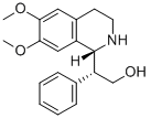(R)-2-((R)-6,7-DIMETHOXY-1,2,3,4-TETRAHYDRO-ISOQUINOLIN-1-YL)-2-PHENYL-ETHANOL Structure