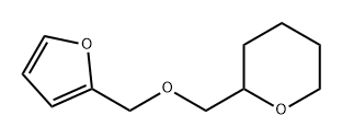 2-(Furfuryloxymethyl)tetrahydro-2H-pyran Struktur