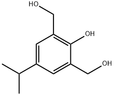 2,6-Bis(hydroxymethyl)-4-isopropylphenol Structure