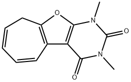 2H-Cyclohepta[4,5]furo[2,3-d]pyrimidine-2,4(3H)-dione,  1,9-dihydro-1,3-dimethyl-  (9CI),548475-56-5,结构式