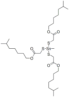 triisooctyl 2,2',2''-[(methylstannylidyne)tris(thio)]triacetate|2,2',2''-[(甲基锡烷基)三硫代]三乙酸三异辛酯