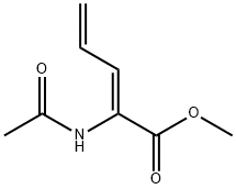 2,4-Pentadienoicacid,2-(acetylamino)-,methylester,(2Z)-(9CI) Structure