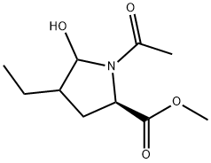 548490-83-1 D-Proline, 1-acetyl-4-ethyl-5-hydroxy-, methyl ester (9CI)