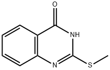2-甲硫基-4-喹唑啉酮 结构式