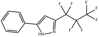 3-(HEPTAFLUORO-1-PROPYL)-5-PHENYLPYRAZOLE Struktur