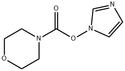 Morpholine, 4-[(1H-imidazol-1-yloxy)carbonyl]- (9CI) Structure