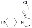 4-(N-2-吡咯烷酮)-哌啶 盐酸盐,548769-02-4,结构式