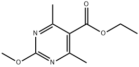 Ethyl 2-Methoxy-4,6-diMethylpyriMidine-5-carboxylate 化学構造式