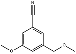 Benzonitrile, 3-methoxy-5-(methoxymethyl)- (9CI) 结构式