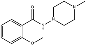 Benzamide, 2-methoxy-N-(4-methyl-1-piperazinyl)- (9CI) Struktur