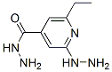 2-Hydrazino-6-ethylisonicotinic hydrazide Struktur