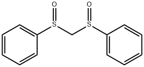 [(Phenylsulfinyl)methylsulfinyl]benzene Struktur