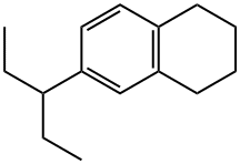 6-(1-エチルプロピル)-1,2,3,4-テトラヒドロナフタレン 化学構造式