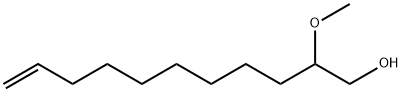 2-Methoxy-10-undecen-1-ol Struktur