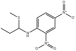 N-[1-(Methylthio)propyl]-2,4-dinitroaniline Struktur