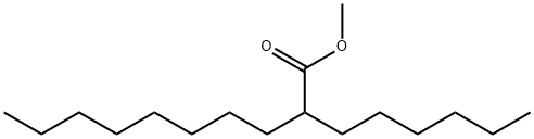 2-己基癸酸甲酯, 54889-76-8, 结构式