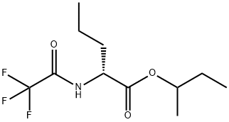 N-(Trifluoroacetyl)-D-norvaline 1-methylpropyl ester Structure