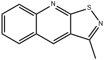 Isothiazolo[5,4-b]quinoline, 3-methyl- (9CI) Struktur