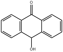 10-羥蒽酮, 549-99-5, 结构式