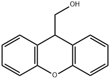 9H-キサンテン-9-メタノール 化学構造式