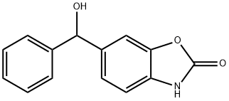 6-(Hydroxyphenylmethyl)benzoxazol-2(3H)-one 结构式