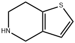 4,5,6,7-四氢噻吩并[3.2-c]吡啶,54903-50-3,结构式