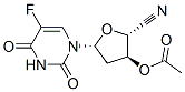 [(2R,3S,5R)-2-cyano-5-(5-fluoro-2,4-dioxo-pyrimidin-1-yl)oxolan-3-yl] acetate Struktur