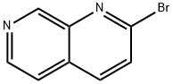 2-ブロモ-1,7-ナフチリジン 化学構造式