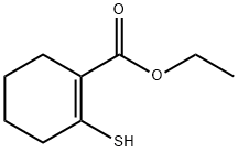 ethyl 2-Mercaptocyclohex-1-enecarboxylate 结构式