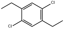 1,4-ジクロロ-2,5-ジエチルベンゼン 化学構造式
