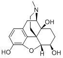 4,5α-エポキシ-17-メチルモルフィナン-3,6β,14-トリオール 化学構造式