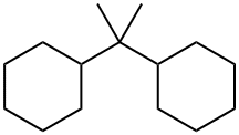 1,1'-(1-メチルエチリデン)ビスシクロヘキサン 化学構造式