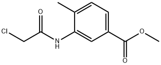 METHYL 3-[(CHLOROACETYL)AMINO]-4-METHYLBENZOATE Structure