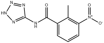 Benzamide, 2-methyl-3-nitro-N-1H-tetrazol-5-yl- (9CI) Struktur