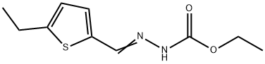 Hydrazinecarboxylic acid, [(5-ethyl-2-thienyl)methylene]-, ethyl ester (9CI) Structure