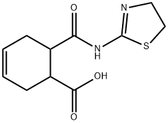 3-Cyclohexene-1-carboxylicacid,6-[[(4,5-dihydro-2-thiazolyl)amino]carbonyl]-|