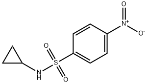 N-Cyclopropyl 4-Nitrophenylsulfonamide Struktur