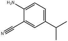 2-Amino-5-(1-methylethyl)benzonitrile Struktur