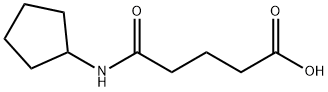 Pentanoic acid, 5-(cyclopentylamino)-5-oxo- (9CI) 化学構造式