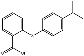 2-CARBOXY-4'-ISOPROPYLDIPHENYL SULFIDE Structure